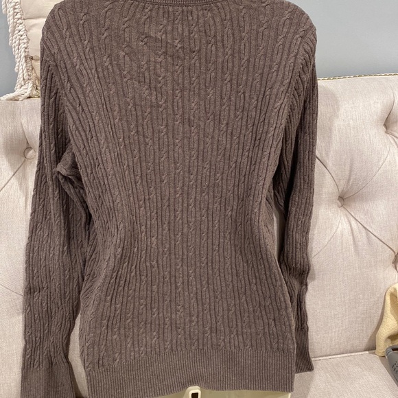 Sonoma Lifestyle knit fine sweater unisex size L grayish - Picture 5 of 11